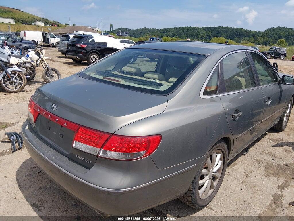 KMHFC46F76A134989 2006 HYUNDAI AZERA photo no. 4