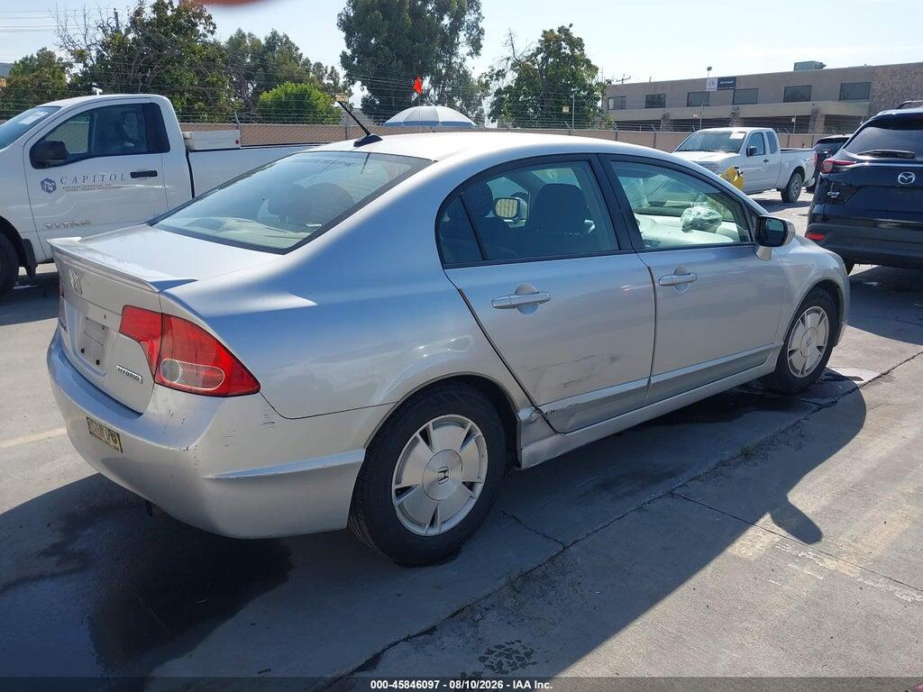 JHMFA36247S018533 2007 HONDA CIVIC HYBRID photo no. 4