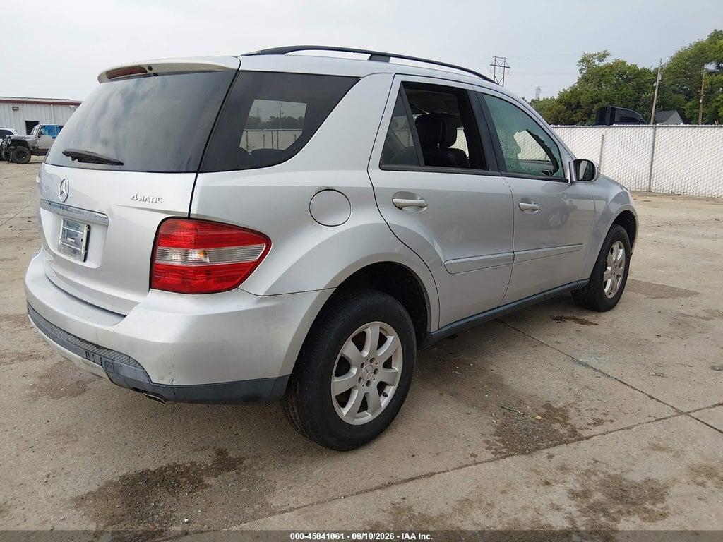 4JGBB86E07A207931 2007 MERCEDES-BENZ ML 350 photo no. 4