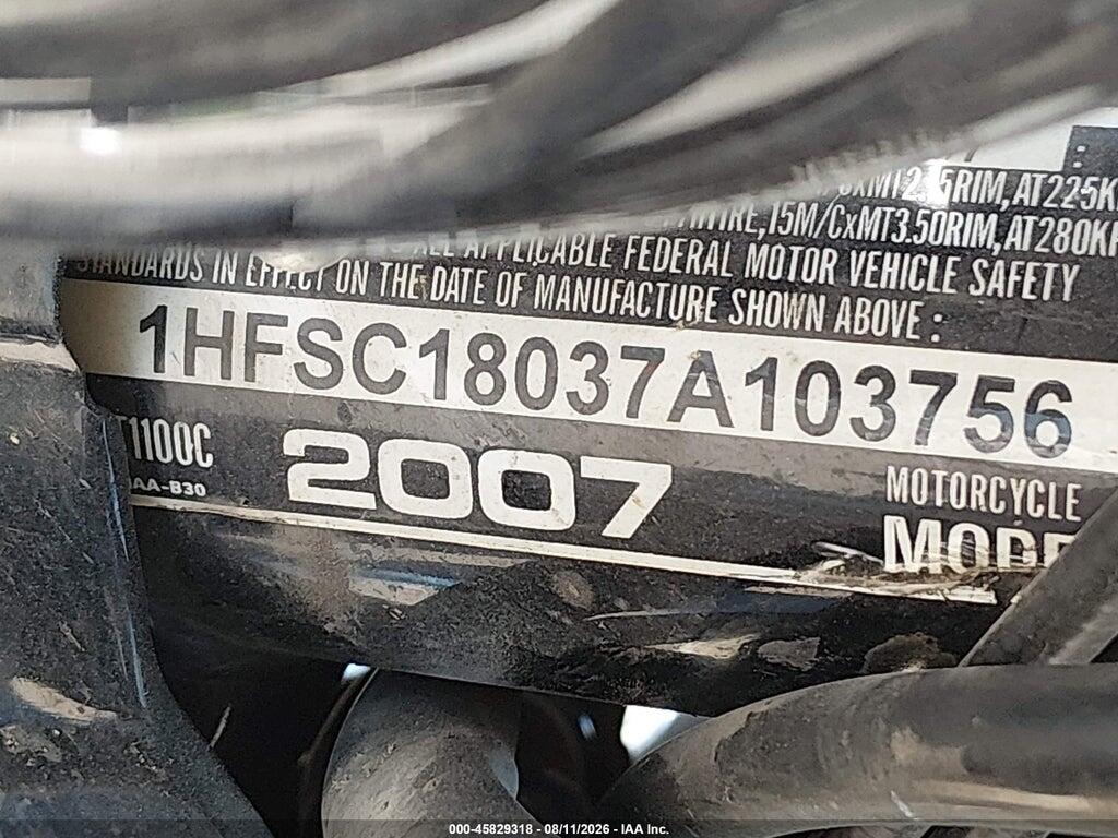1HFSC18037A103756 2007 HONDA VT1100 photo no. 9
