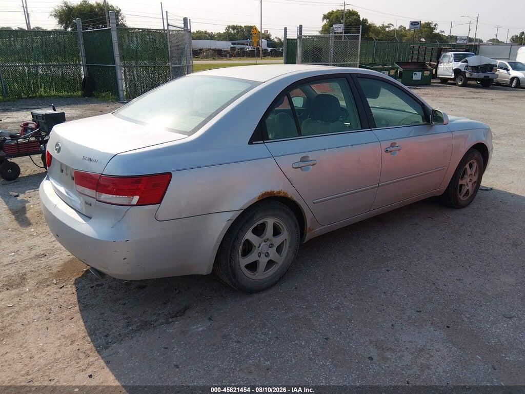 5NPEU46F07H167940 2007 HYUNDAI SONATA photo no. 4