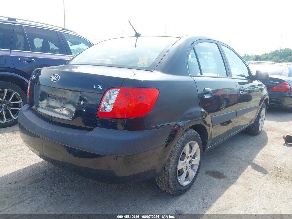 KNADE123476188011 2007 KIA RIO photo no. 4