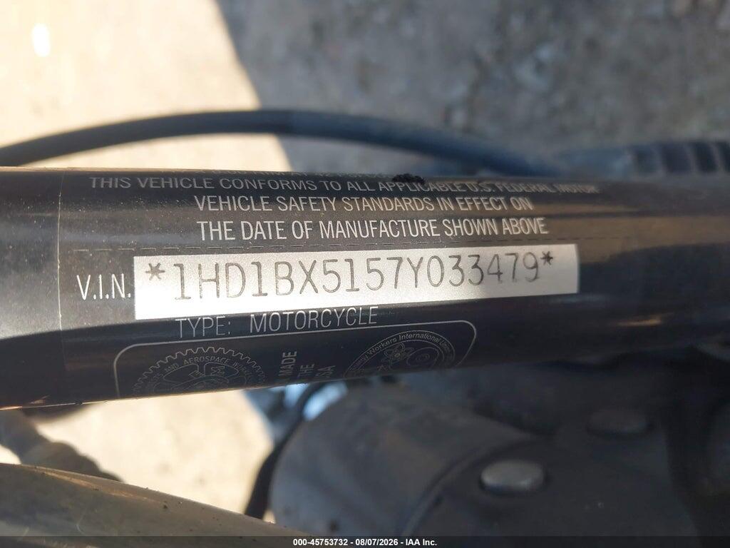 1HD1BX5157Y033479 2007 HARLEY-DAVIDSON FLSTF photo no. 10