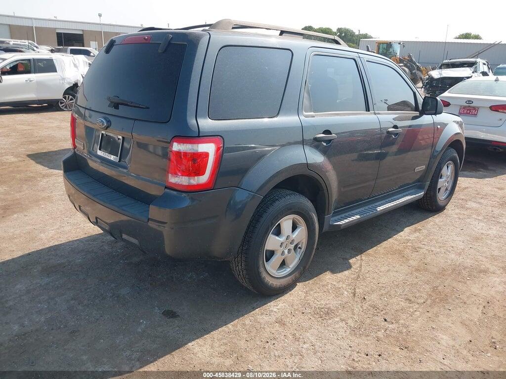 1FMCU03168KA06273 2008 FORD ESCAPE photo no. 4