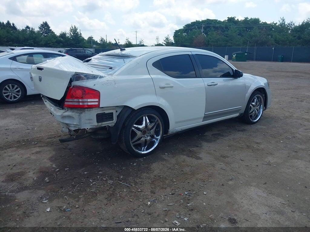 1B3LC46K48N114233 2008 DODGE AVENGER photo no. 4