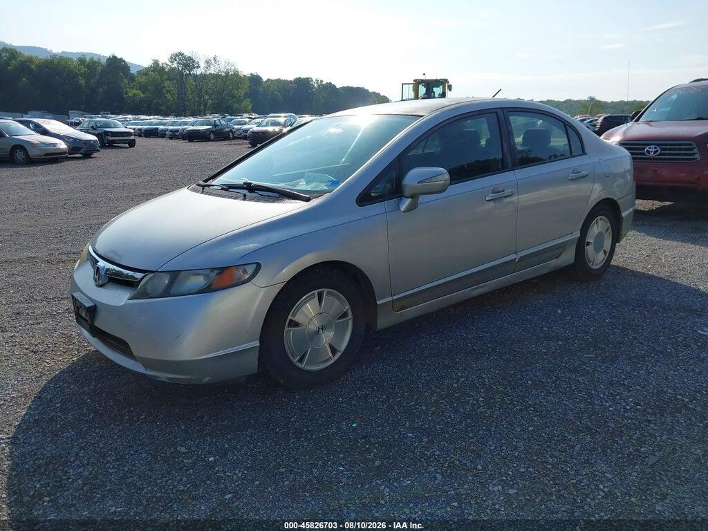 JHMFA36278S027387 2008 HONDA CIVIC HYBRID photo no. 2