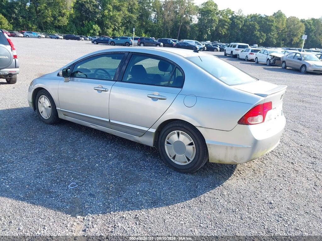 JHMFA36278S027387 2008 HONDA CIVIC HYBRID photo no. 3