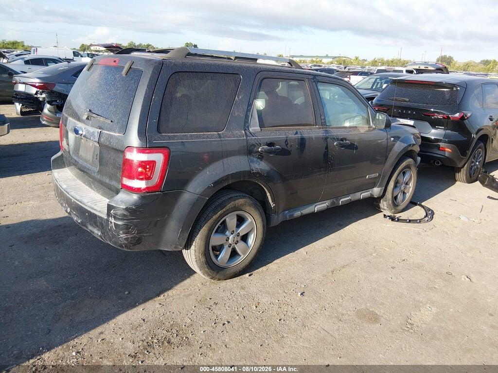 1FMCU041X8KC80607 2008 FORD ESCAPE photo no. 4