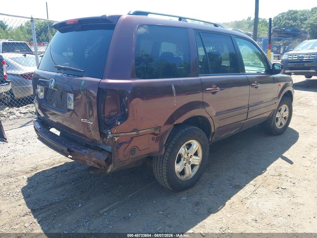 5FNYF18278B012317 2008 HONDA PILOT photo no. 4