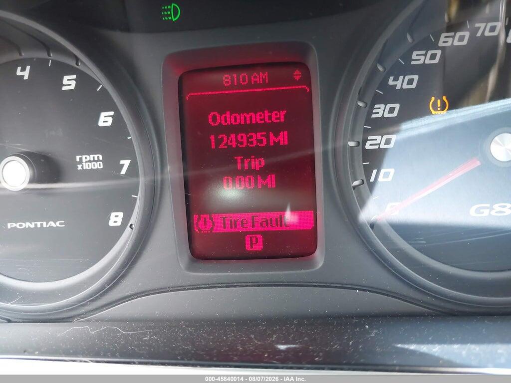 6G2ER57739L156077 2009 PONTIAC G8 photo no. 7