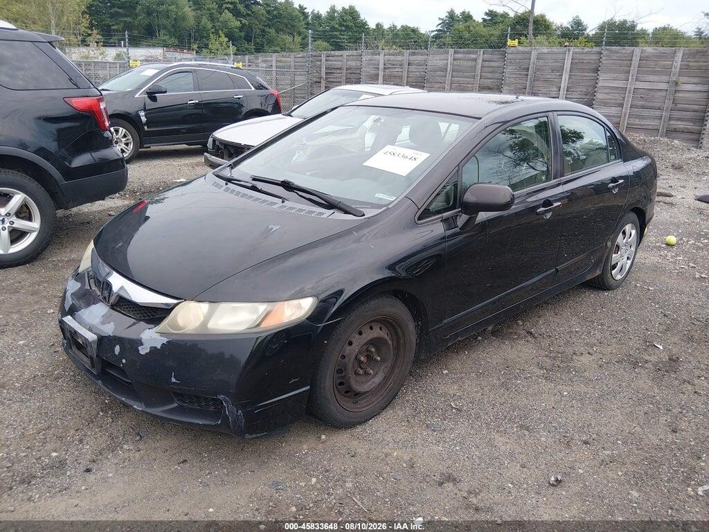 2HGFA16559H353876 2009 HONDA CIVIC photo no. 2