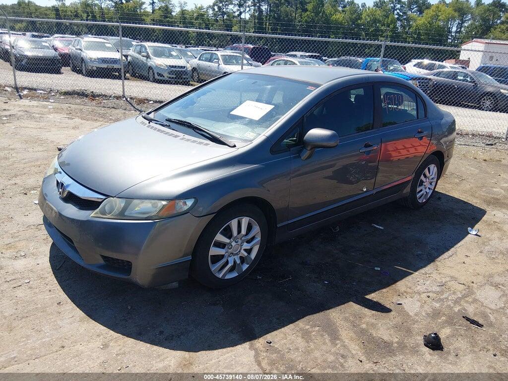 2HGFA16529H370165 2009 HONDA CIVIC photo no. 2
