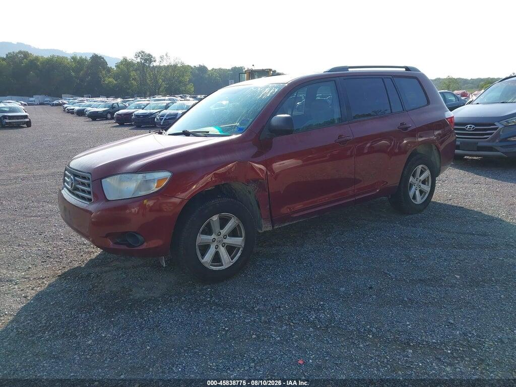 5TDBK3EHXAS017227 2010 TOYOTA HIGHLANDER photo no. 2