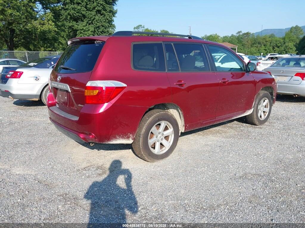 5TDBK3EHXAS017227 2010 TOYOTA HIGHLANDER photo no. 4