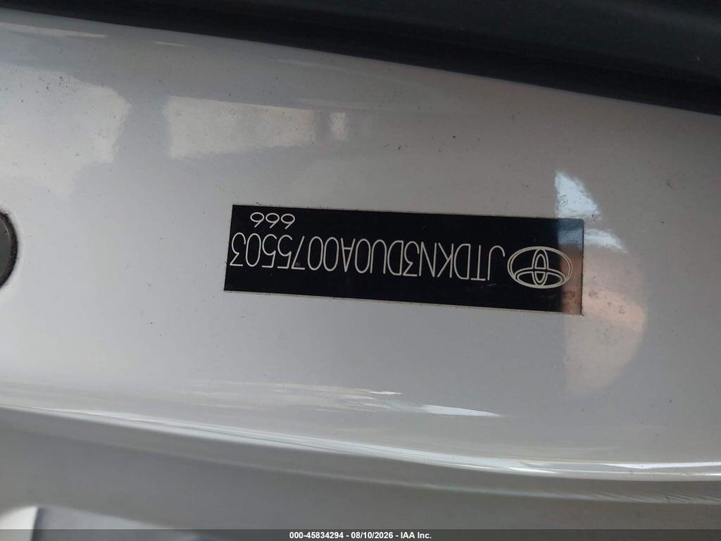 JTDKN3DU0A0075503 2010 TOYOTA PRIUS photo no. 9