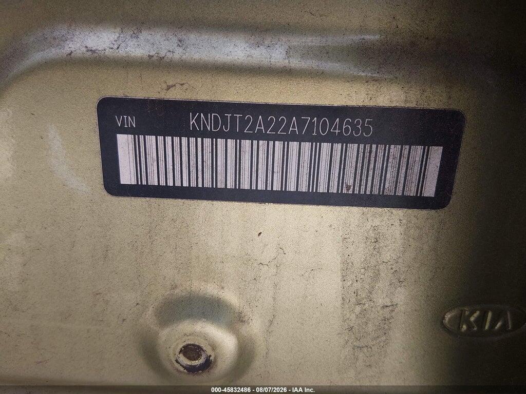 KNDJT2A22A7104635 2010 KIA SOUL photo no. 9