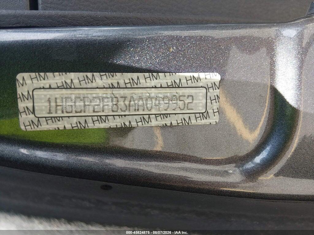 1HGCP2F83AA049952 2010 HONDA ACCORD photo no. 9