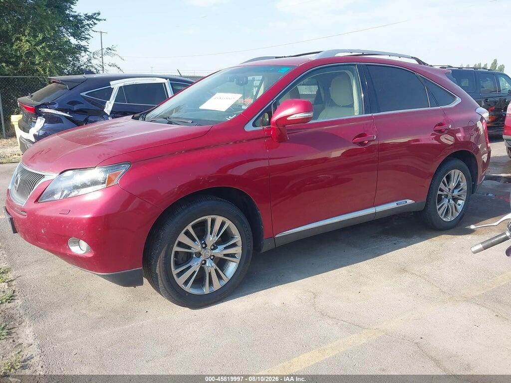 JTJBC1BA9A2026501 2010 LEXUS RX 450H photo no. 2