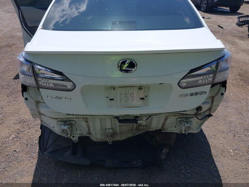 JTHBB1BA9A2023585 2010 LEXUS HS 250H photo no. 6