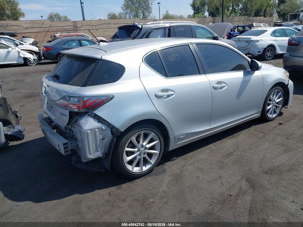 JTHKD5BH0B2038363 2011 LEXUS CT 200H photo no. 4