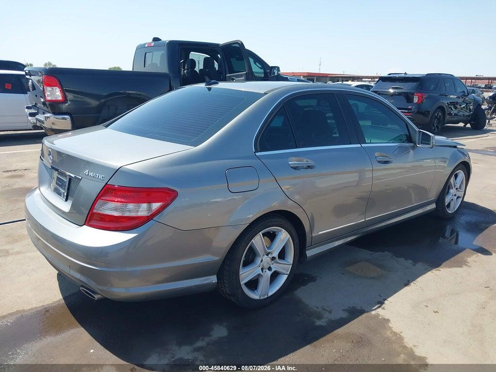 WDDGF8BB6BR168790 2011 MERCEDES-BENZ C 300 photo no. 4