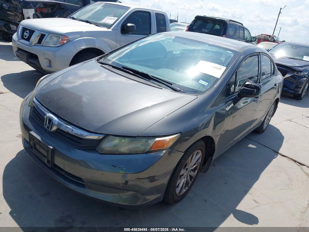 2HGFB2F51CH602233 2012 HONDA CIVIC photo no. 2