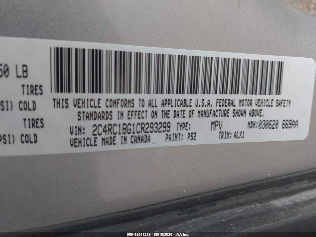 2C4RC1BG1CR293299 2012 CHRYSLER TOWN & COUNTRY photo no. 9