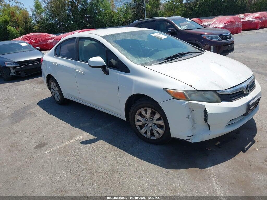 19XFB2F56CE333947 2012 HONDA CIVIC photo no. 1