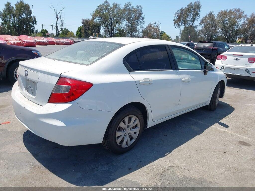 19XFB2F56CE333947 2012 HONDA CIVIC photo no. 4