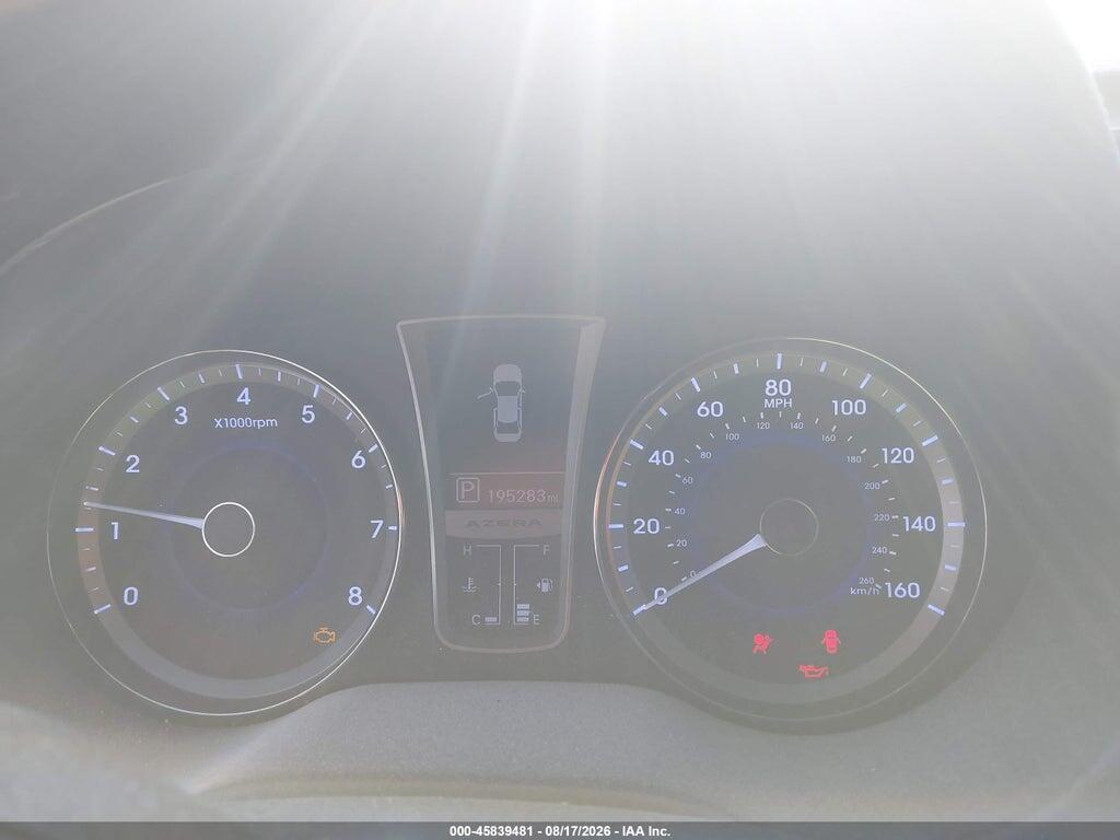 KMHFH4JG7CA184000 2012 HYUNDAI AZERA photo no. 7