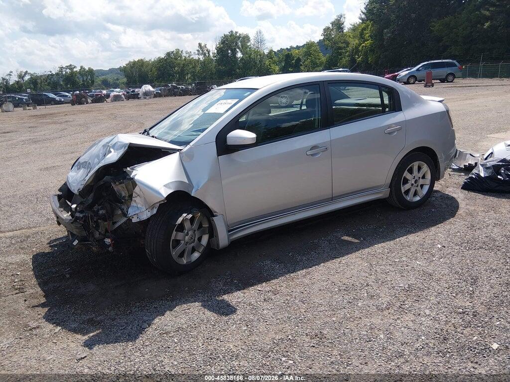 3N1AB6AP4CL781841 2012 NISSAN SENTRA photo no. 2