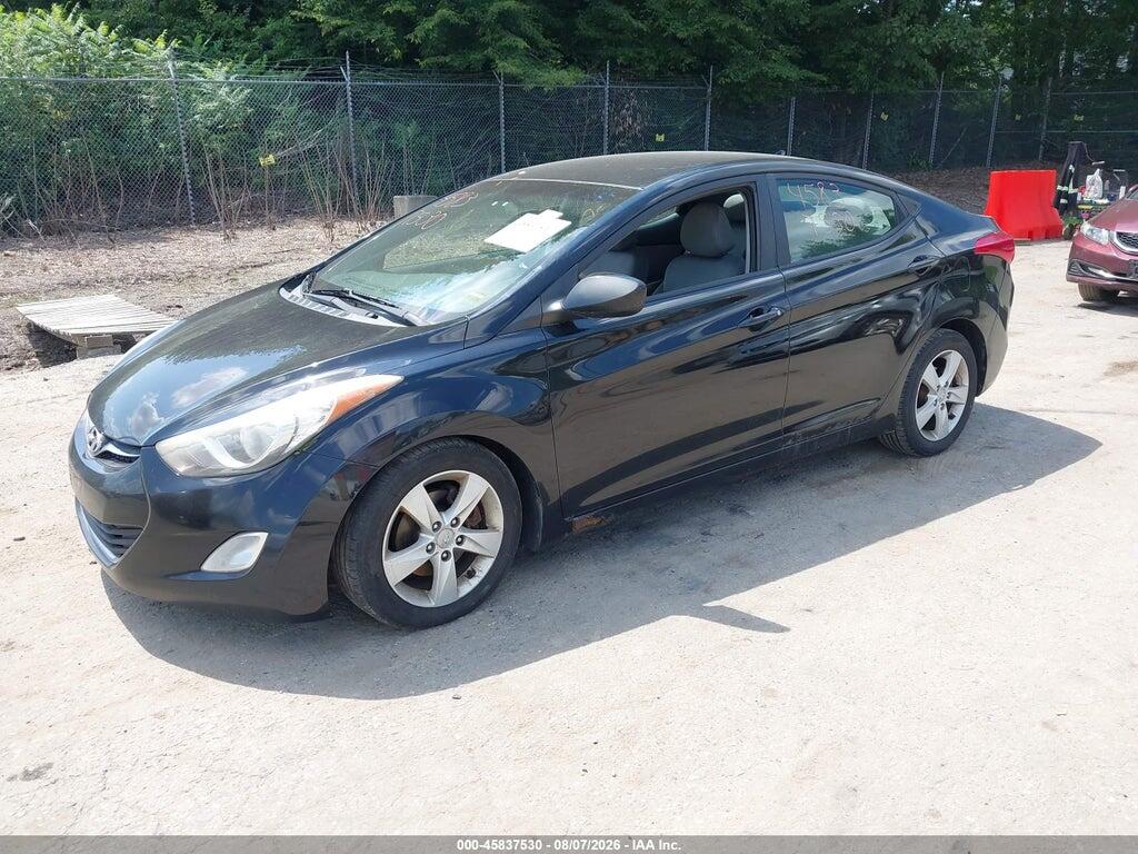 5NPDH4AEXCH078062 2012 HYUNDAI ELANTRA photo no. 2