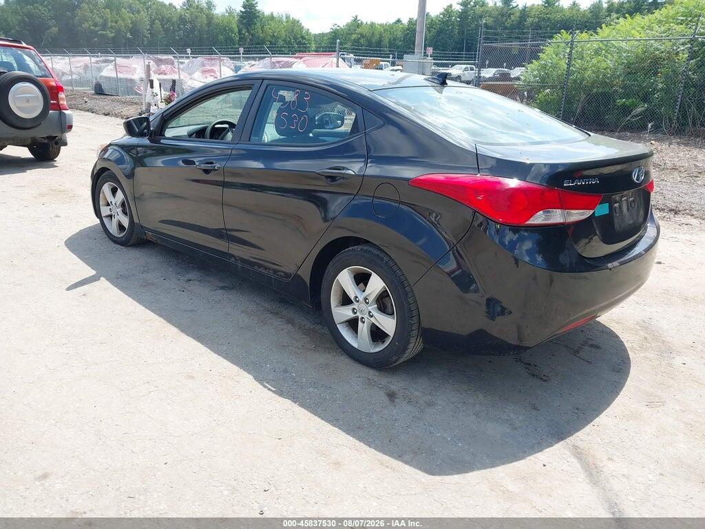 5NPDH4AEXCH078062 2012 HYUNDAI ELANTRA photo no. 3