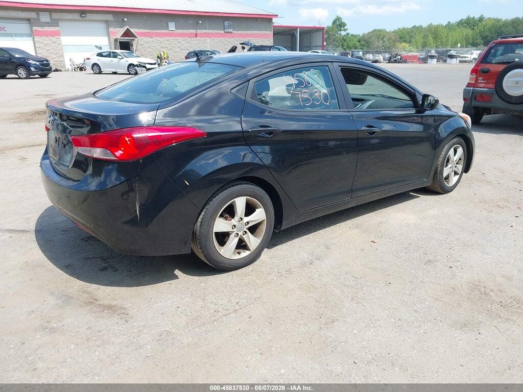 5NPDH4AEXCH078062 2012 HYUNDAI ELANTRA photo no. 4