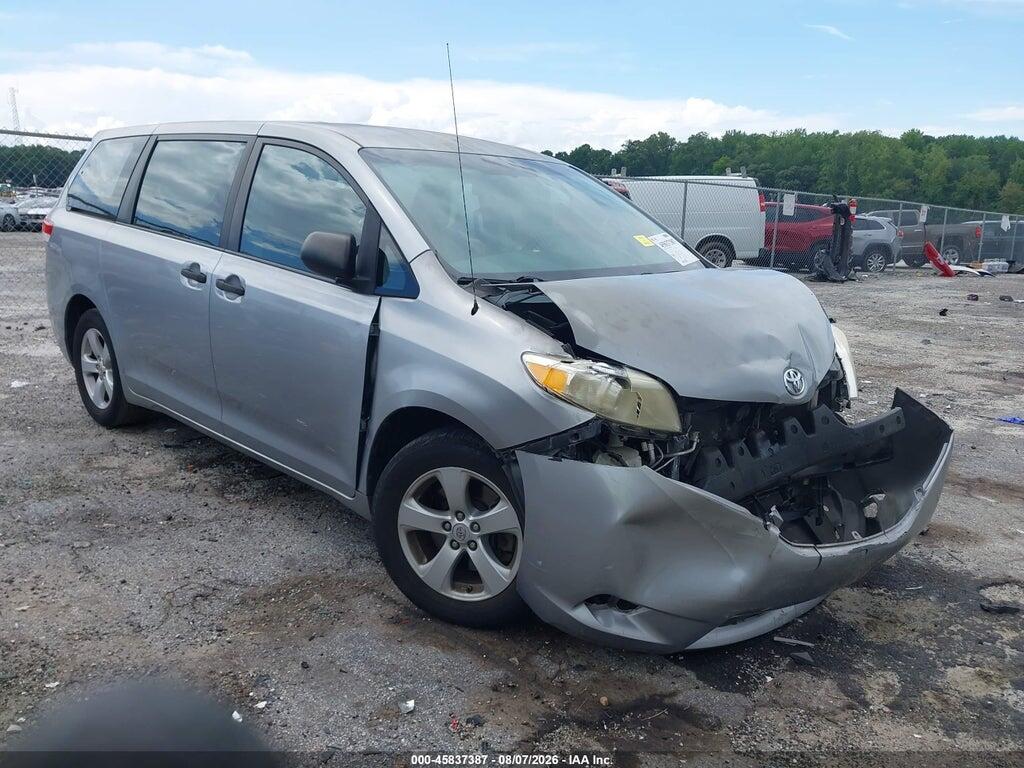 5TDZK3DC1CS181344 2012 TOYOTA SIENNA photo no. 1