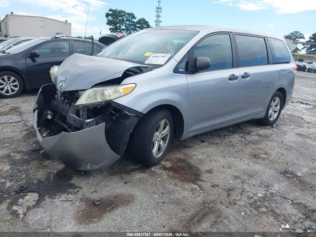 5TDZK3DC1CS181344 2012 TOYOTA SIENNA photo no. 2