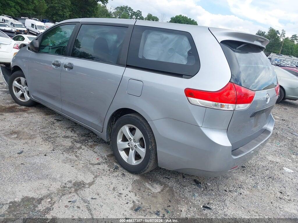 5TDZK3DC1CS181344 2012 TOYOTA SIENNA photo no. 3