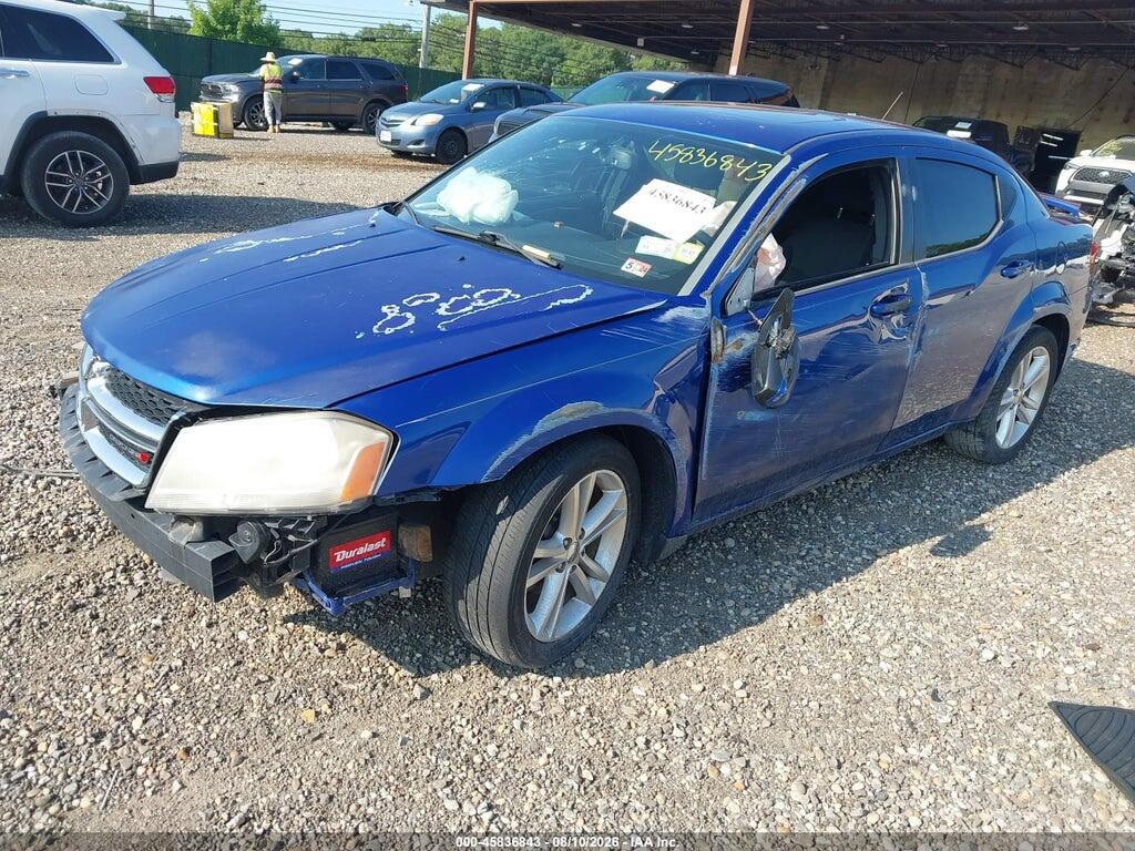 1C3CDZCB6CN313665 2012 DODGE AVENGER photo no. 2