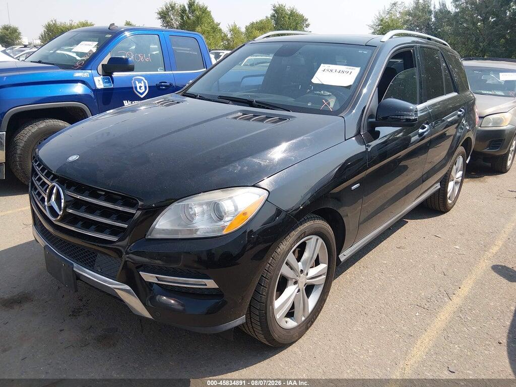 4JGDA5HB3CA030055 2012 MERCEDES-BENZ ML 350 photo no. 2