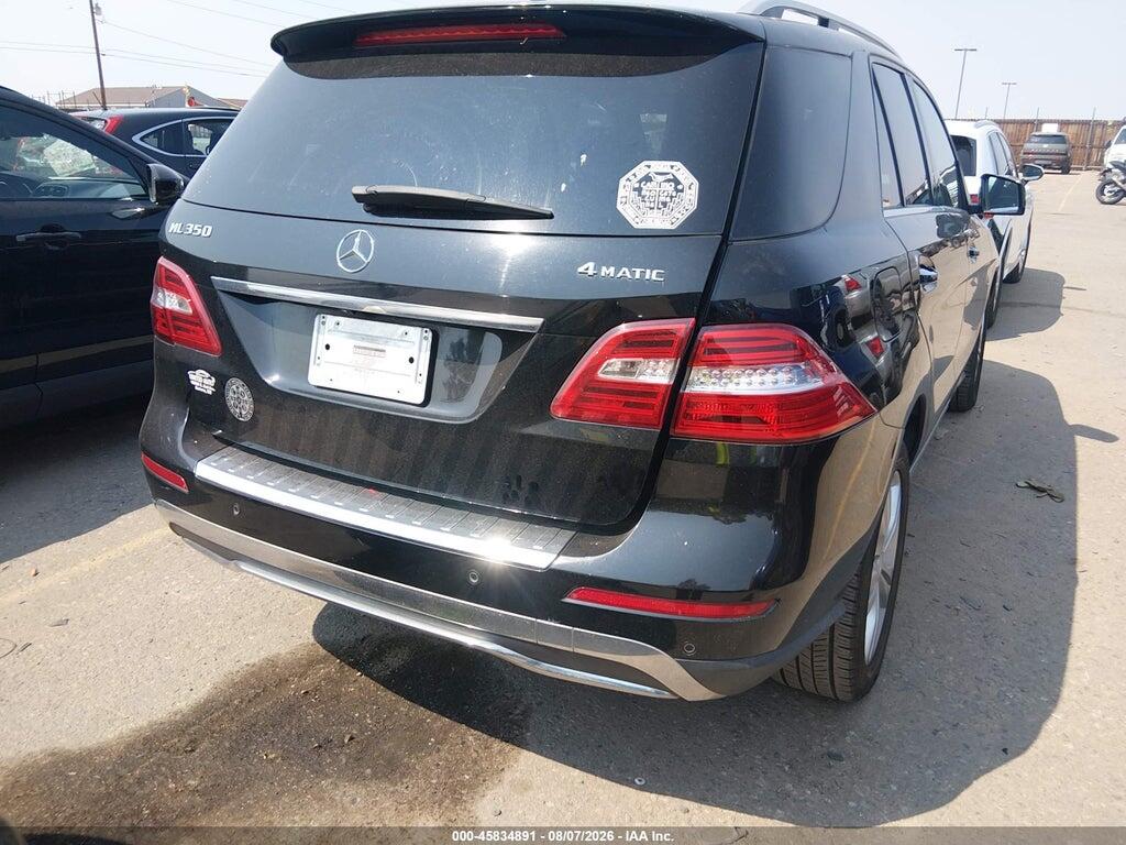 4JGDA5HB3CA030055 2012 MERCEDES-BENZ ML 350 photo no. 4