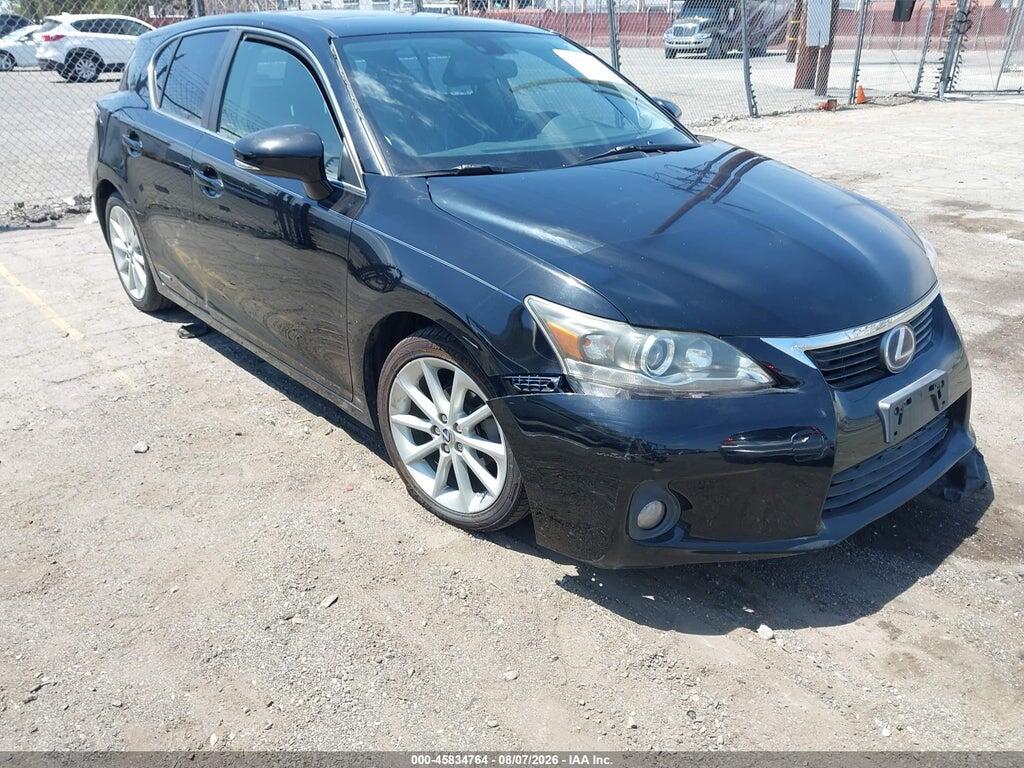 JTHKD5BH6C2098889 2012 LEXUS CT 200H photo no. 1