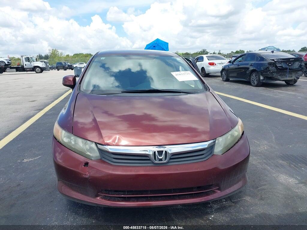 19XFB2F57CE065488 2012 HONDA CIVIC photo no. 11