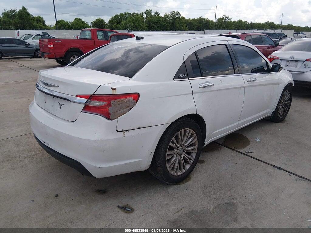1C3CCBCG0CN127870 2012 CHRYSLER 200 photo no. 4