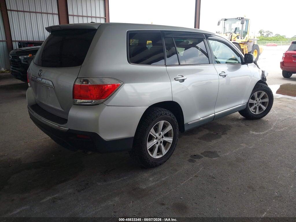 5TDZK3EH9CS073483 2012 TOYOTA HIGHLANDER photo no. 4