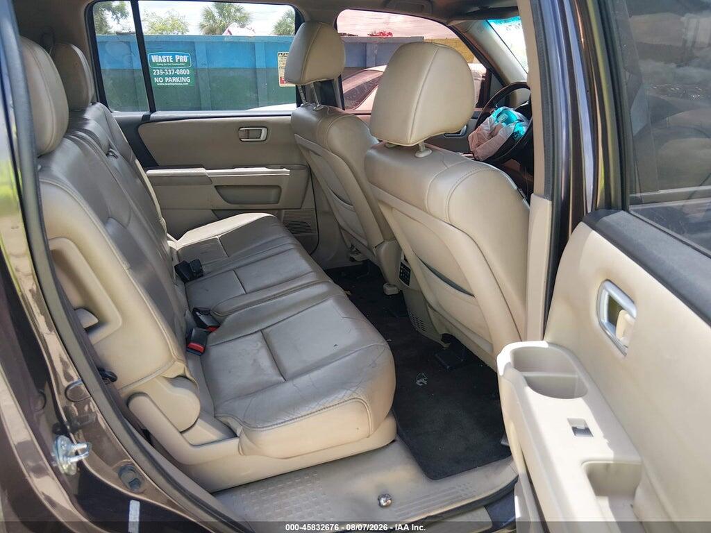 5FNYF3H69CB028235 2012 HONDA PILOT photo no. 8