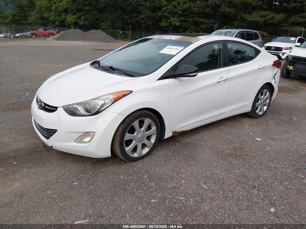 5NPDH4AE6CH091276 2012 HYUNDAI ELANTRA photo no. 2