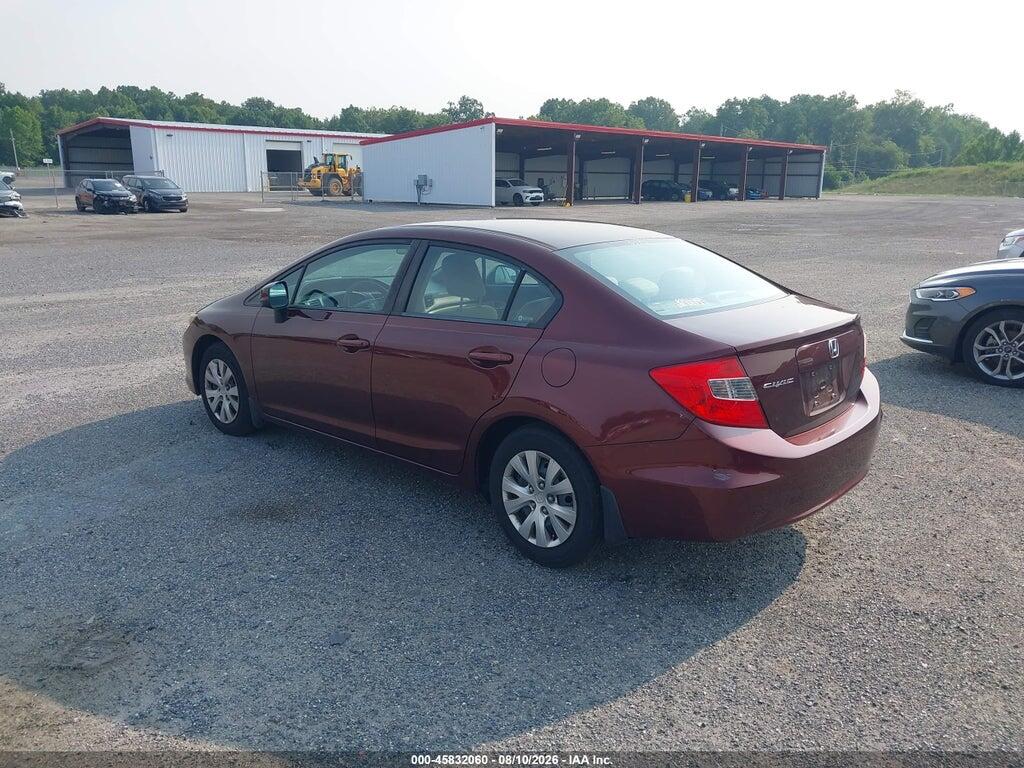 19XFB2F52CE350616 2012 HONDA CIVIC photo no. 3