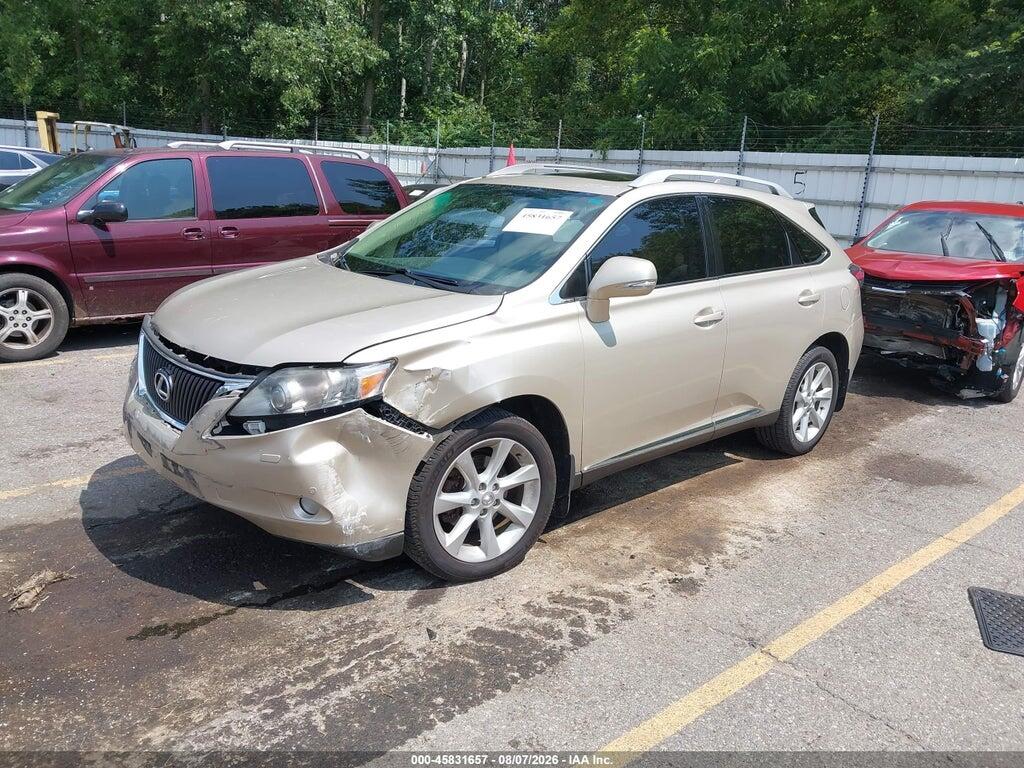 2T2BK1BA5CC124091 2012 LEXUS RX 350 photo no. 2