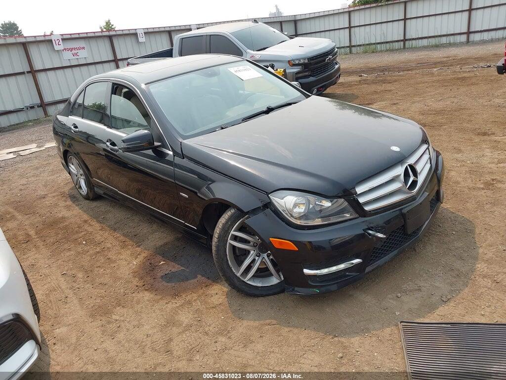 WDDGF4HB9CA710352 2012 MERCEDES-BENZ C 250 photo no. 1