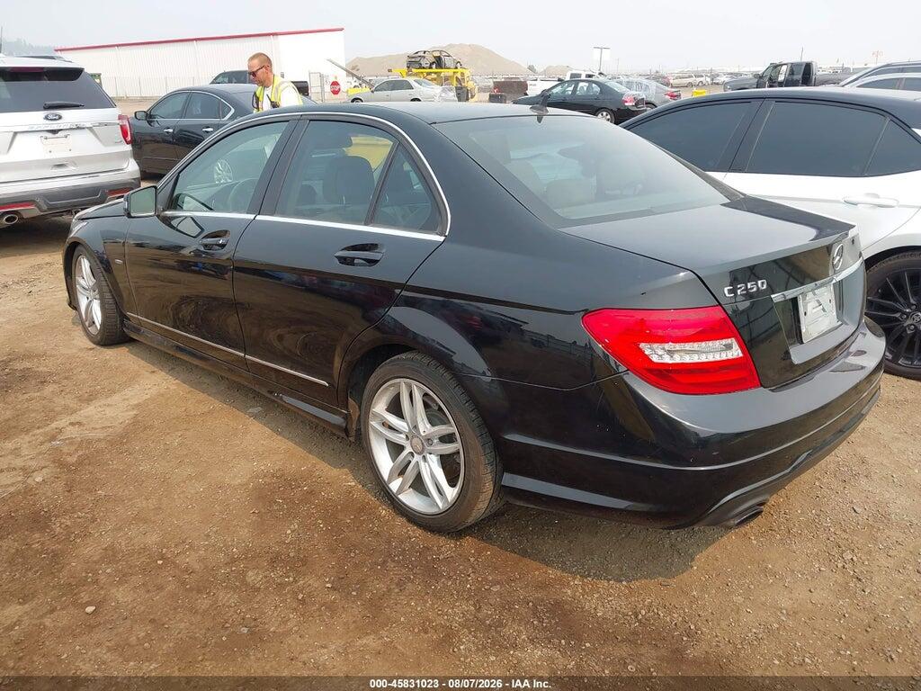 WDDGF4HB9CA710352 2012 MERCEDES-BENZ C 250 photo no. 3